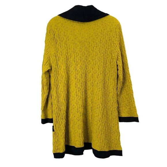 Ali Miles crinkle texture cowl neck tunic top Size L‎ boho lagenlook - Picture 6 of 6